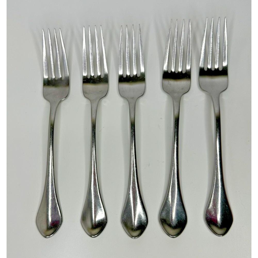 Oneida CAPELLO Flatware Set 5 Dinner Forks Stainless Steel Silverware Replace